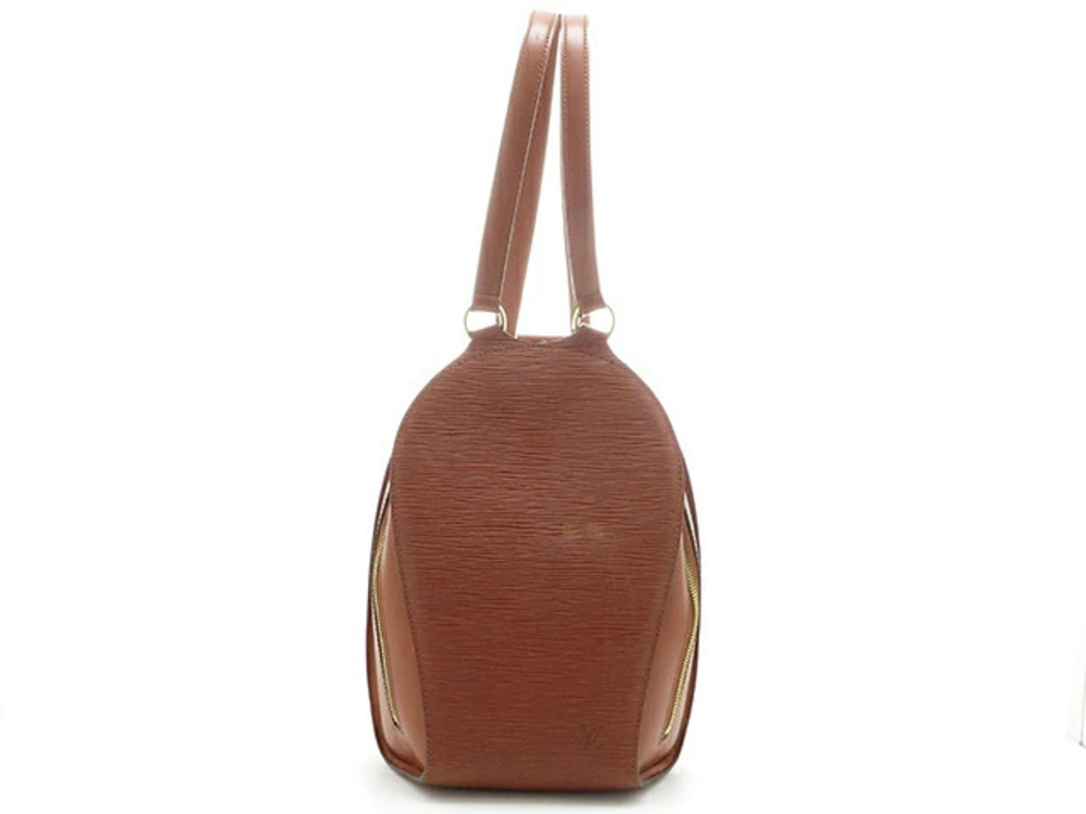 LOUIS VUITTON Shoulder Bag Mabillon Epi Kenya Brown